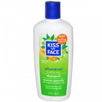 Kiss My Face, Whenever, Shampoo, All Hair Types,  Green Tea & Lime, 11 fl oz (325 ml)