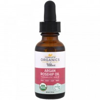 InstaNatural, Complete Organic, Therapeutic Serum, Argan Rosehip Oil, 1 fl oz (30 ml)