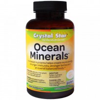 Crystal Star, Ocean Minerals, 60 Veggie Caps